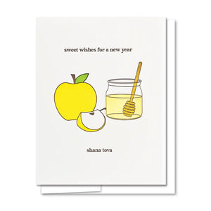 Cheesy Jewish Holiday Greeting Cards Sweet Wishes For a New Year - BKLYN Larder