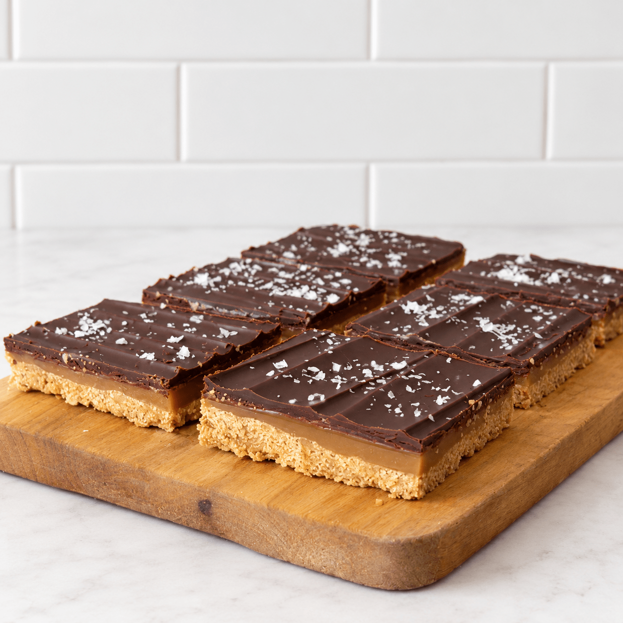 Chocolate Caramel Squares by the Dozen | Catering - BKLYN Larder