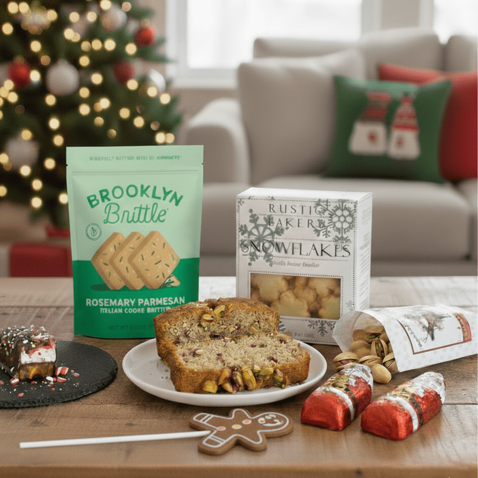 Christmas Treats and Snacks Gift Basket - BKLYN Larder