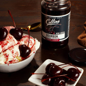 Collins Bourbon Soaked Stemmed Cherries - BKLYN Larder