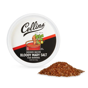 Collins Glass - Rimming Salts Smoked Bacon Bloody Mary Salt - BKLYN Larder