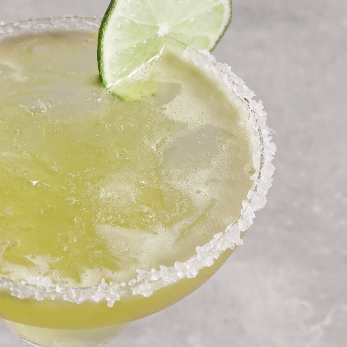 Collins Glass - Rimming Salts White Glass - Rimming Margarita Sea Salt - BKLYN Larder