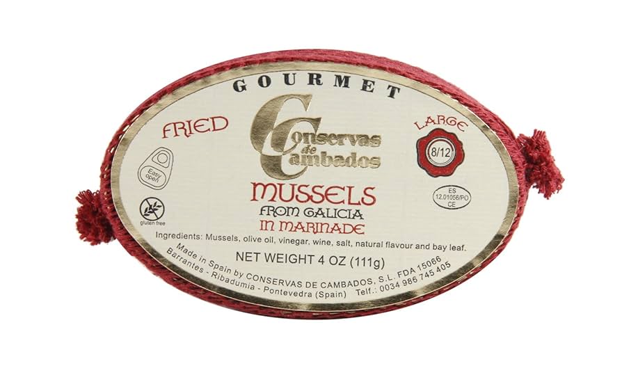Conservas de Cambados Tinned Fish Mussels in Pickled Sauce - BKLYN Larder