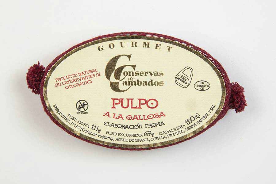 Conservas de Cambados Tinned Fish Octopus in Galician Sauce - BKLYN Larder
