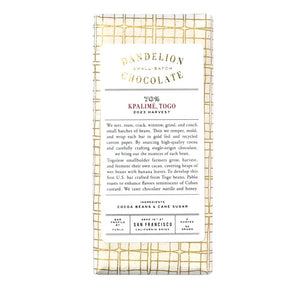 Dandelion Chocolate Kpalime Togo 70% - BKLYN Larder