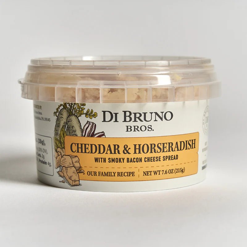 Di Bruno Brothers Cheese Spreads Cheddar Horseradish Bacon - BKLYN Larder