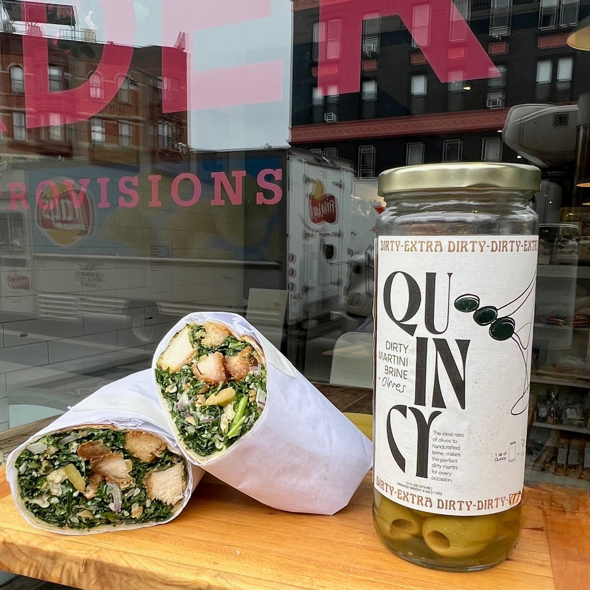 Dirty Martini Chicken Caesar Wrap - BKLYN Larder