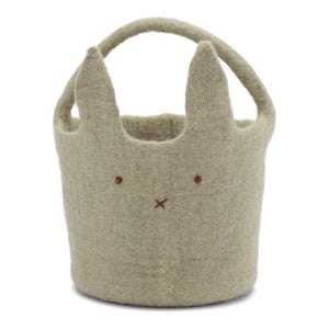 Easter Baskets Felt Bunny Green - BKLYN Larder