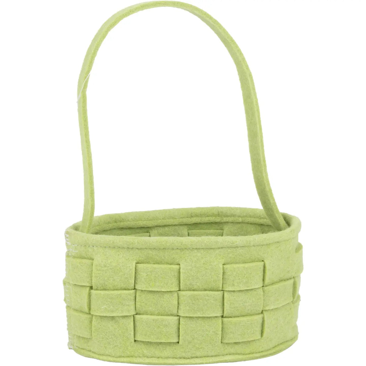 Easter Baskets Felt Woven Green Basket - BKLYN Larder