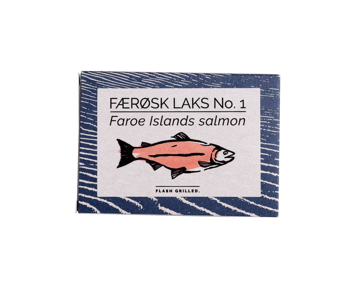 Fangst Tinned Seafood Fangst Færøsk Laks No. 1 Faroe Islands Salmon Flash Grilled - BKLYN Larder