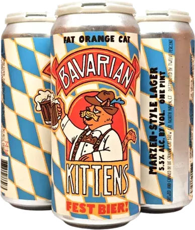 Fat Orange Cat Beers Bavarian Kittens - Lager - BKLYN Larder