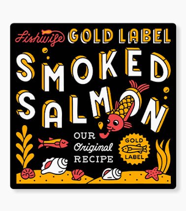 Fishwife Tinned Fish Gold Label Smoke Salmon - BKLYN Larder