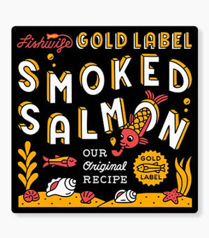 Fishwife Tinned Fish Gold Label Smoke Salmon - BKLYN Larder