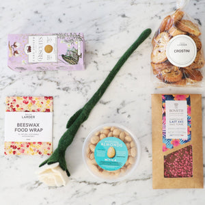 Flowers and Cheese Gift Basket Flowers and Cheese Gift Basket - BKLYN Larder