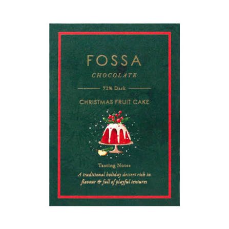 Fossa Holiday Chocolate Christmas Fruit Cake - BKLYN Larder
