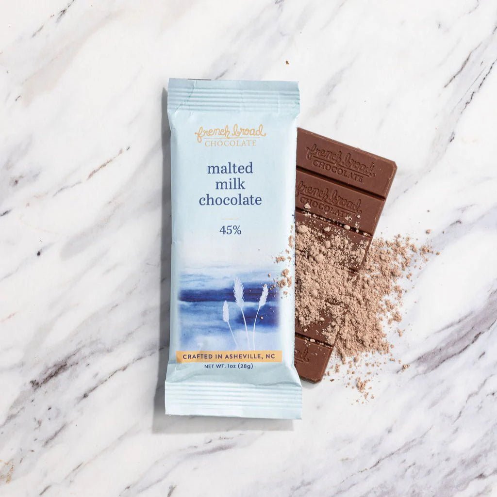 French Broad Chocolate - Malted Milk Bar 45% French Broad Malted Milk Bar 45% - BKLYN Larder