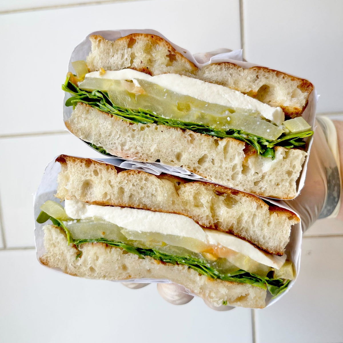 G - Tom | Green Tomato and Mozzarella House - Made Focaccia - BKLYN Larder