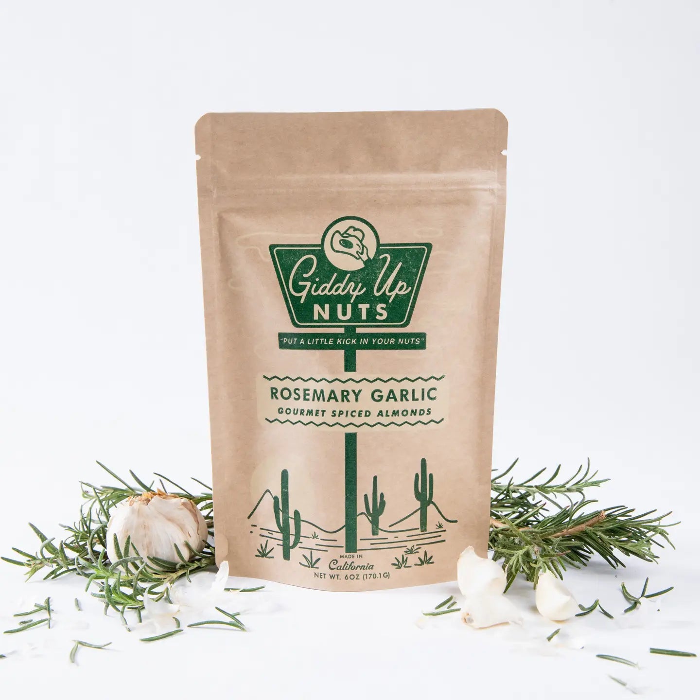Giddy Up Nuts Rosemary Garlic - BKLYN Larder