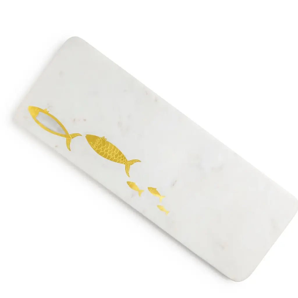 Goldfin Marble Serving Boards Small - BKLYN Larder