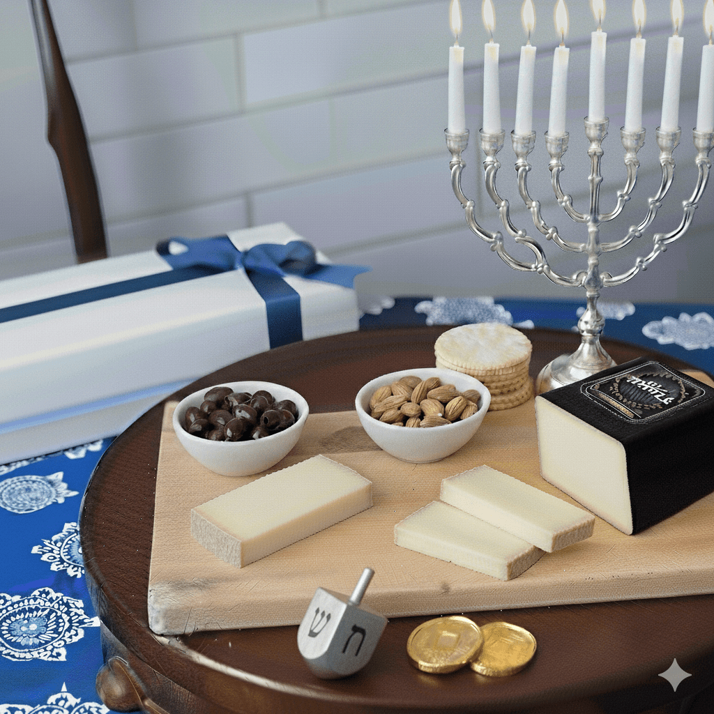 Hanukkah Cheese Gift Basket - BKLYN Larder