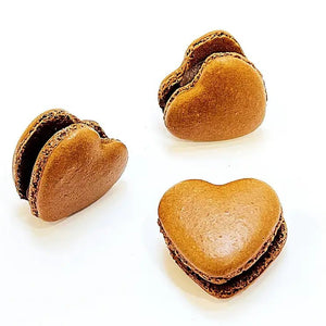 Heart Shaped Macarons Pink Strawberry - BKLYN Larder