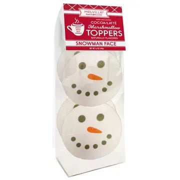 Holiday Marshmallow Toppers Snowman Face Marshmallow Topper (4)Pack - BKLYN Larder