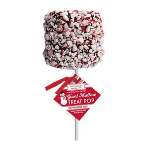 Holiday Pops Giant Marshmallow Peppermint Pop - BKLYN Larder