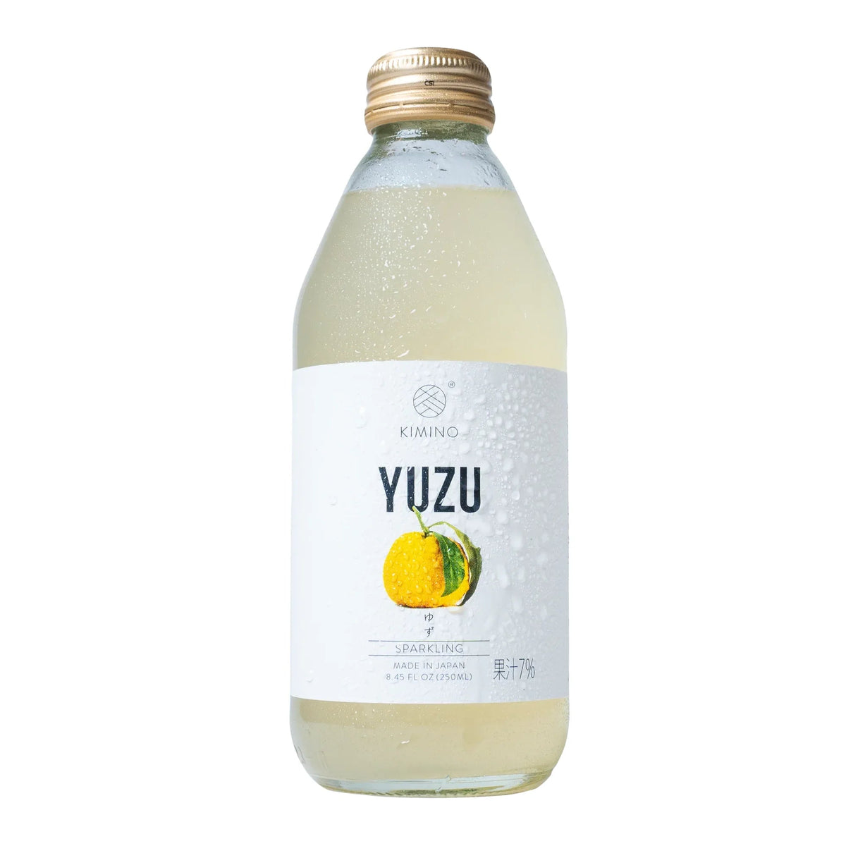 Kimino Sparkling Fruit Drinks Yuzu - BKLYN Larder