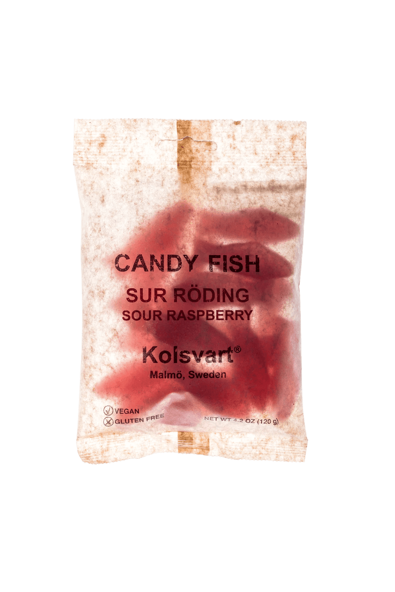 Kolsvart Swedish Fish Kolsvart Sour Raspberry - BKLYN Larder