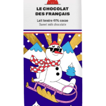 Le Chocolat des Français Milk Chocolate Holiday Bar - BKLYN Larder
