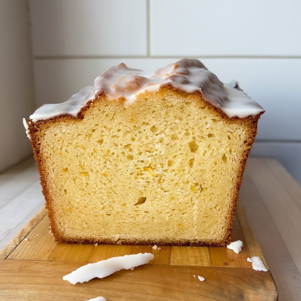 Lemon Pound Cake Slice (GF) - BKLYN Larder