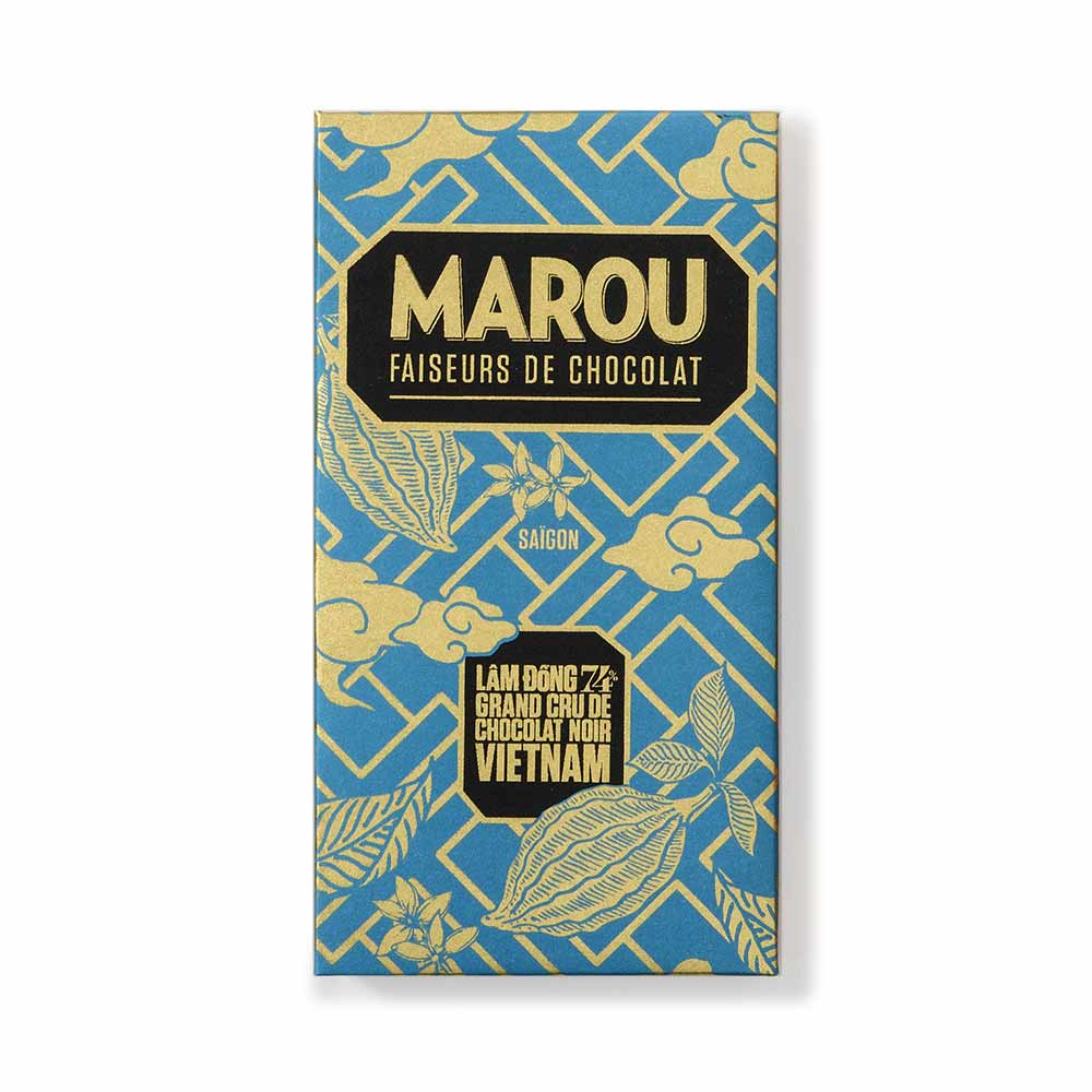 Marou Large Chocolate Bars Lam Dong 74% - BKLYN Larder