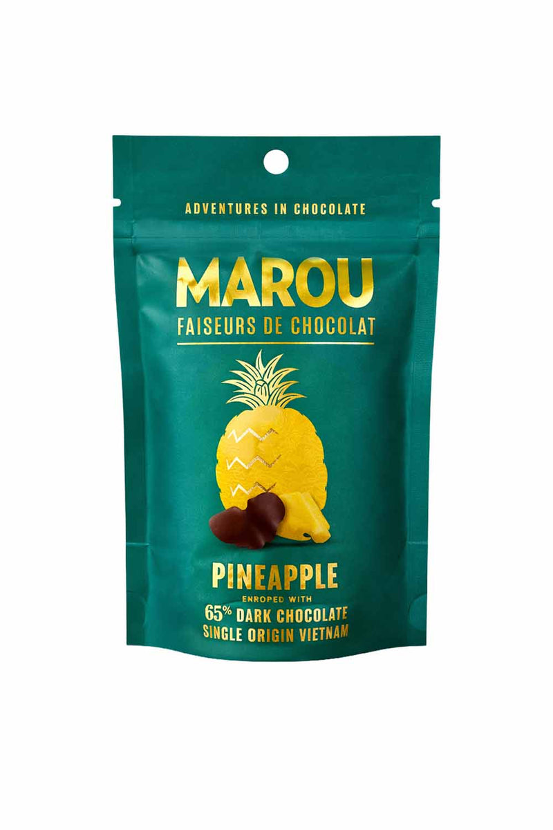 Marou Pineapple Coated in Dark Chocolate - BKLYN Larder