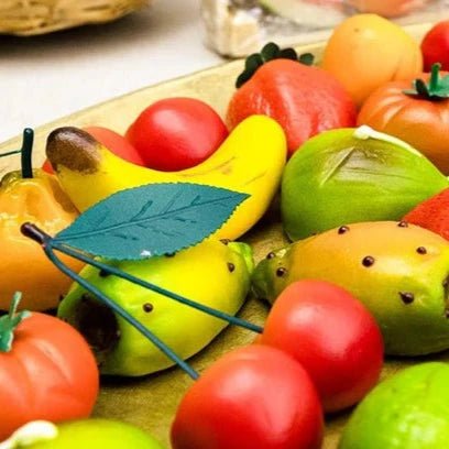 Marzipan Fruits Pennisi Yellow and Green Apples - BKLYN Larder