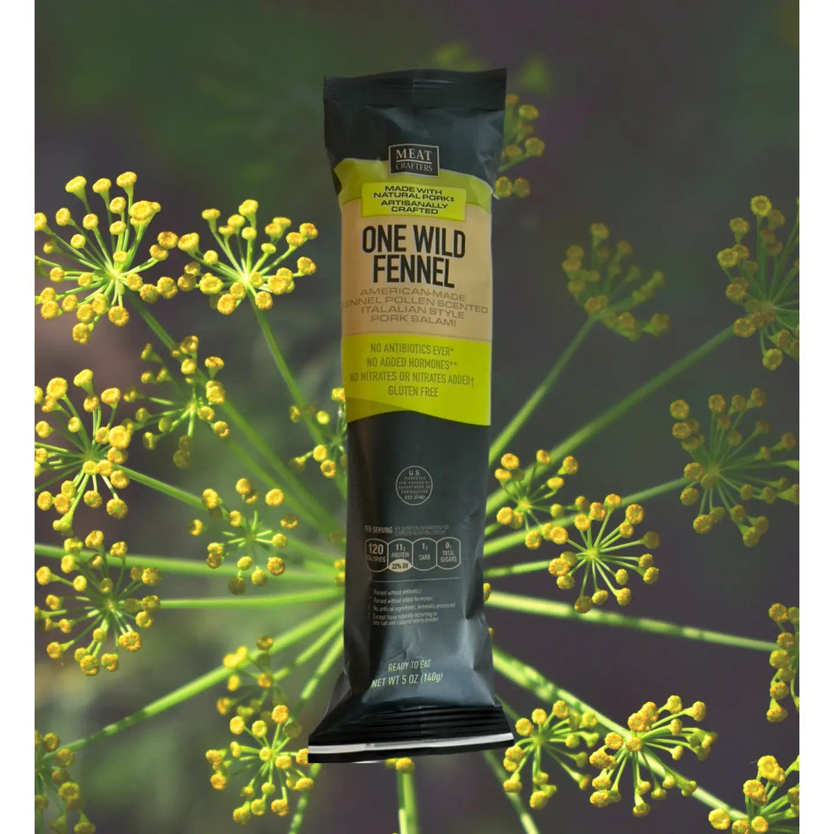 MeatCrafters Cured One Wild Fennel Salami - BKLYN Larder