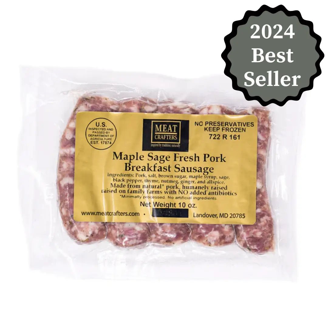 MeatCrafters Beer Infused Raging Pork Sausage Brats: - BKLYN Larder