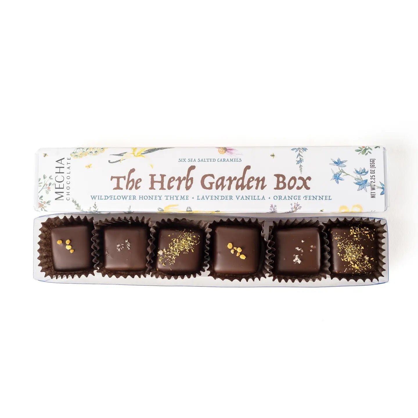 MECHA Chocolate Herb Garden Sea Salt Caramel Box - BKLYN Larder