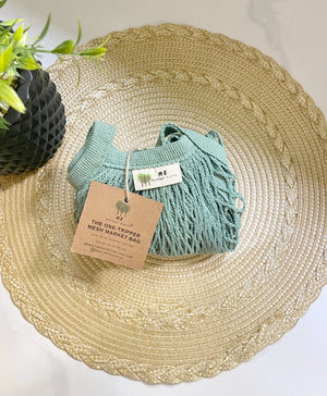 Mesh Market Bag Sage Green - BKLYN Larder