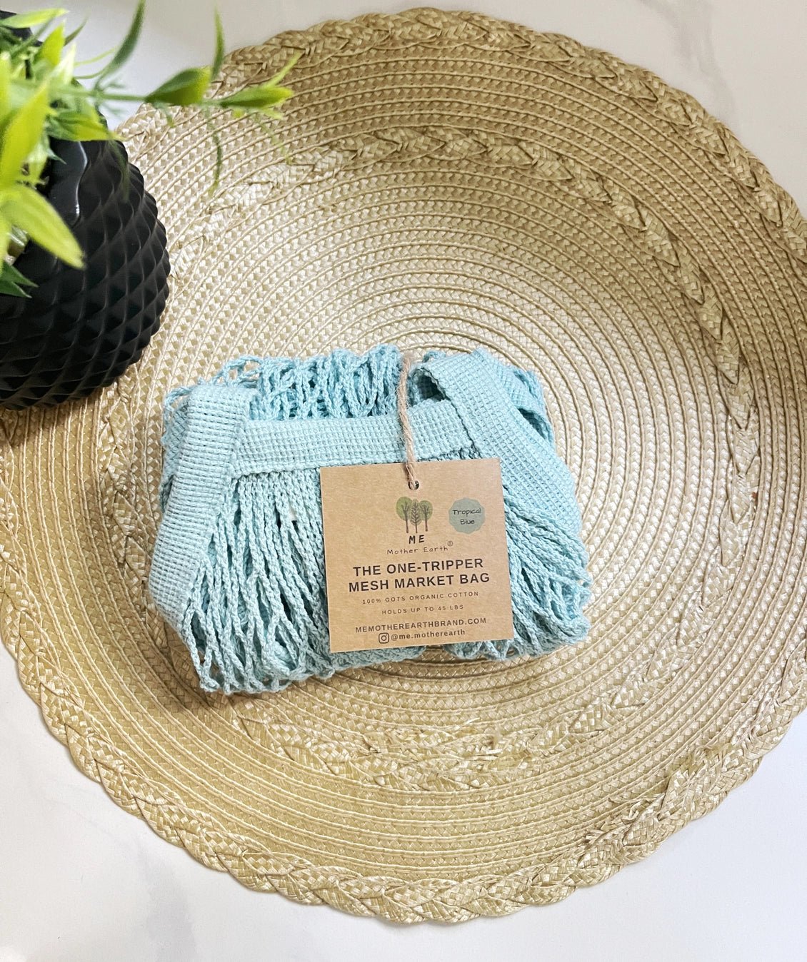 Me Mother Earth HUGE Mesh Market Bag Natural - BKLYN Larder