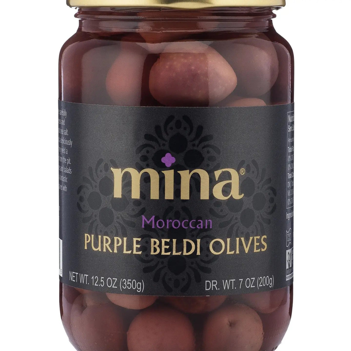 Mina Olives Purple Beldi Olives - BKLYN Larder
