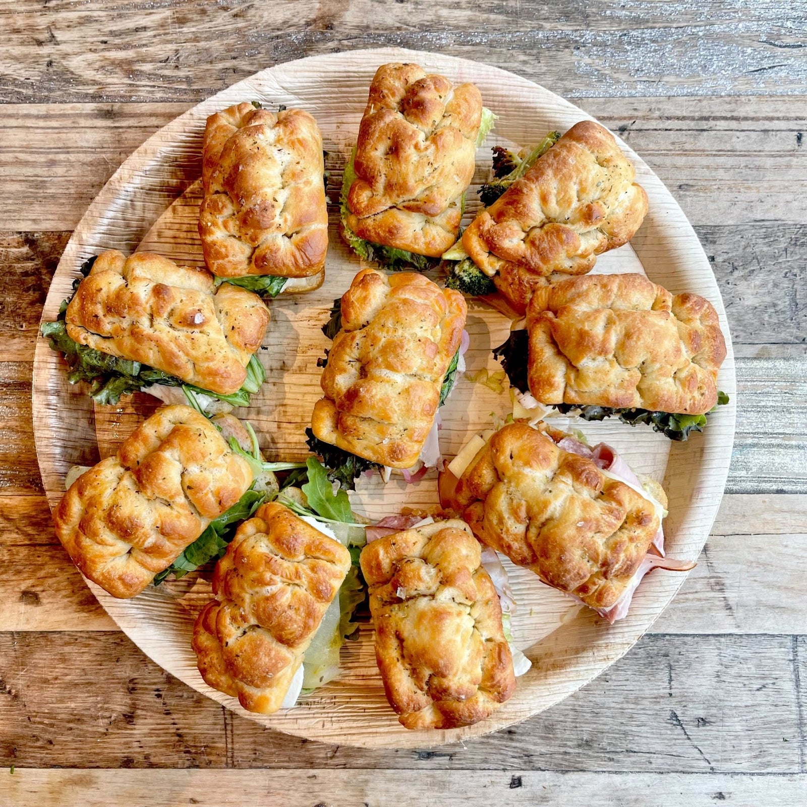 Mini Focaccia Sandwich Platter | Catering - BKLYN Larder