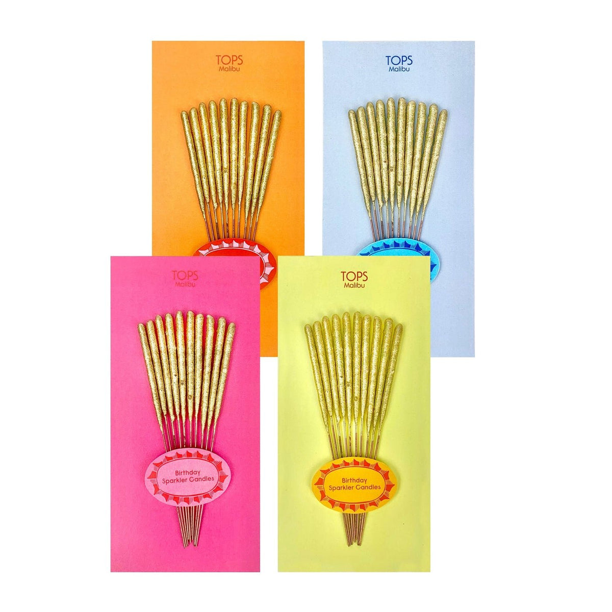Mini Gold Sparklers 10 6.75" Birthday Sparklers - BKLYN Larder