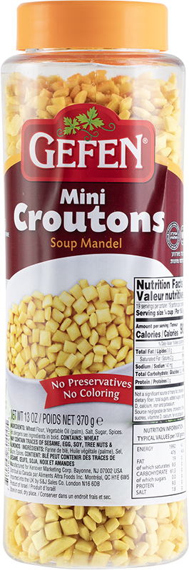 Mini Mandel Soup Croutons - BKLYN Larder