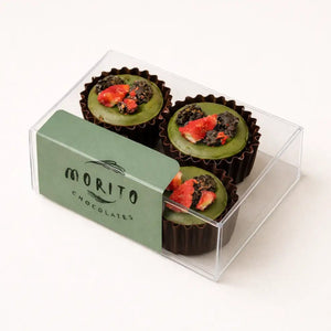 Morito Chocolates Matcha Strawberry Mini Cups - BKLYN Larder