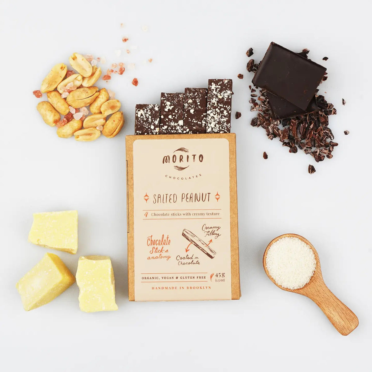 Morito Chocolates Salted Peanut - BKLYN Larder