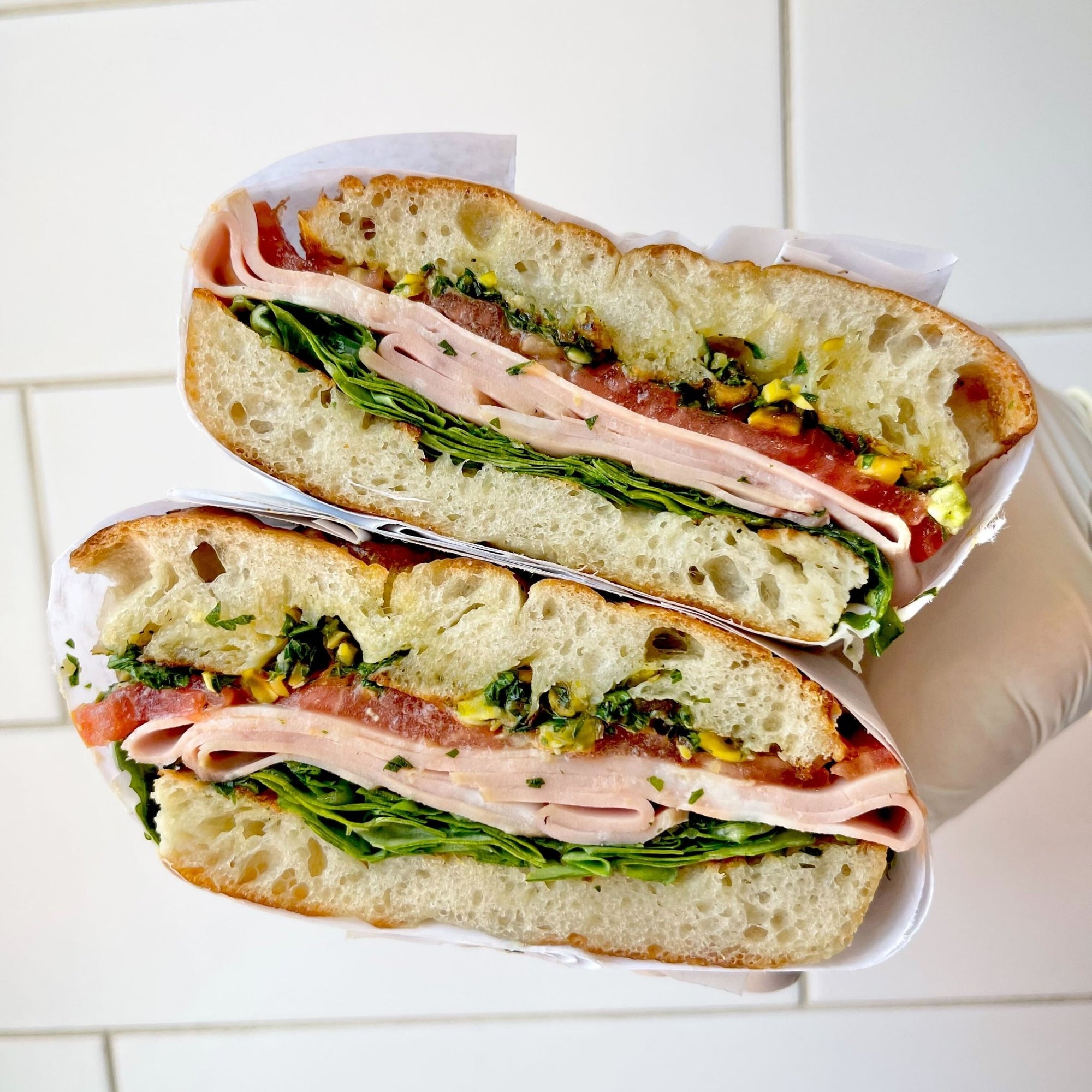Mortadella Focaccia - BKLYN Larder