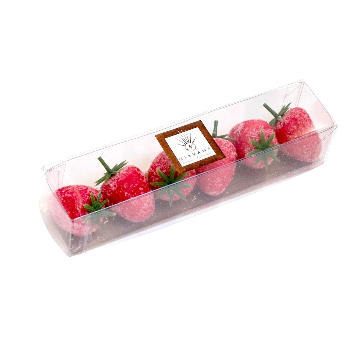 Nirvana Marzipan Fruit 6 Piece Strawberries - BKLYN Larder