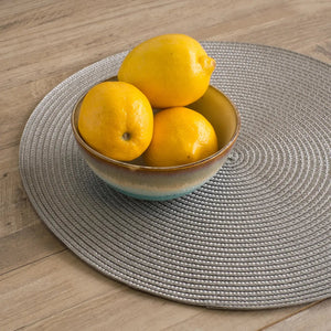 Now Designs by Danica Houswares Disko Cobblestone Round Placemat - BKLYN Larder