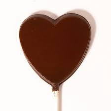 Nunu Chocolate Heart Lollie Dark 53% - BKLYN Larder