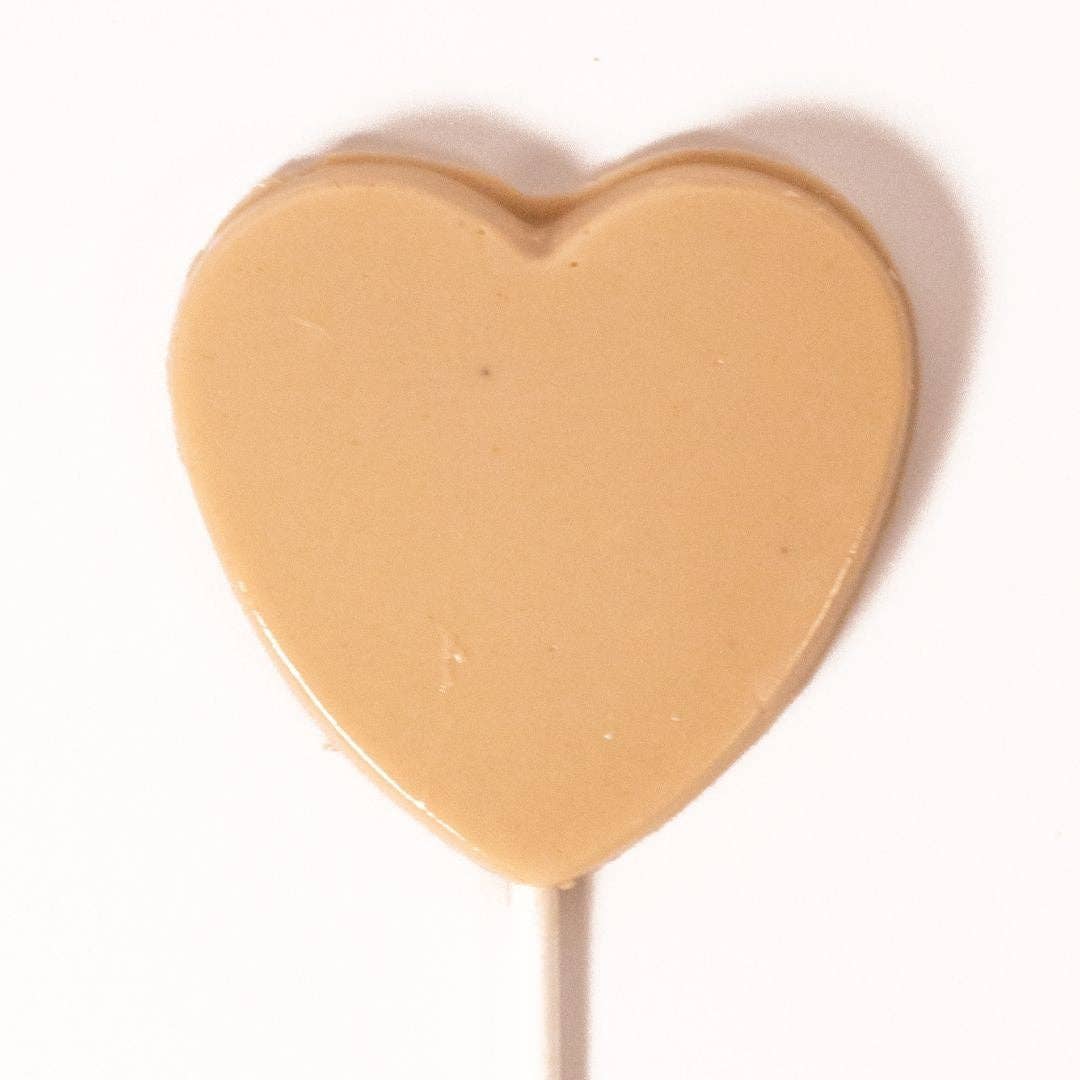 Nunu Chocolate Heart Lollie Milk Chocolate - BKLYN Larder
